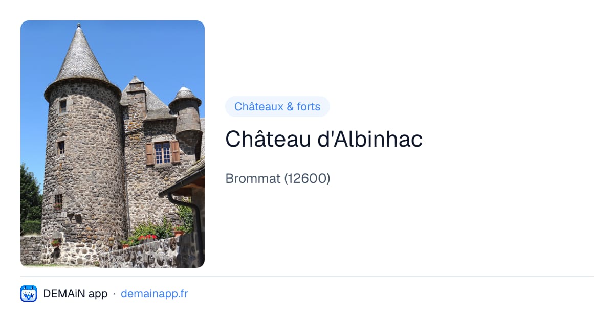 Château d'Albinhac — Brommat