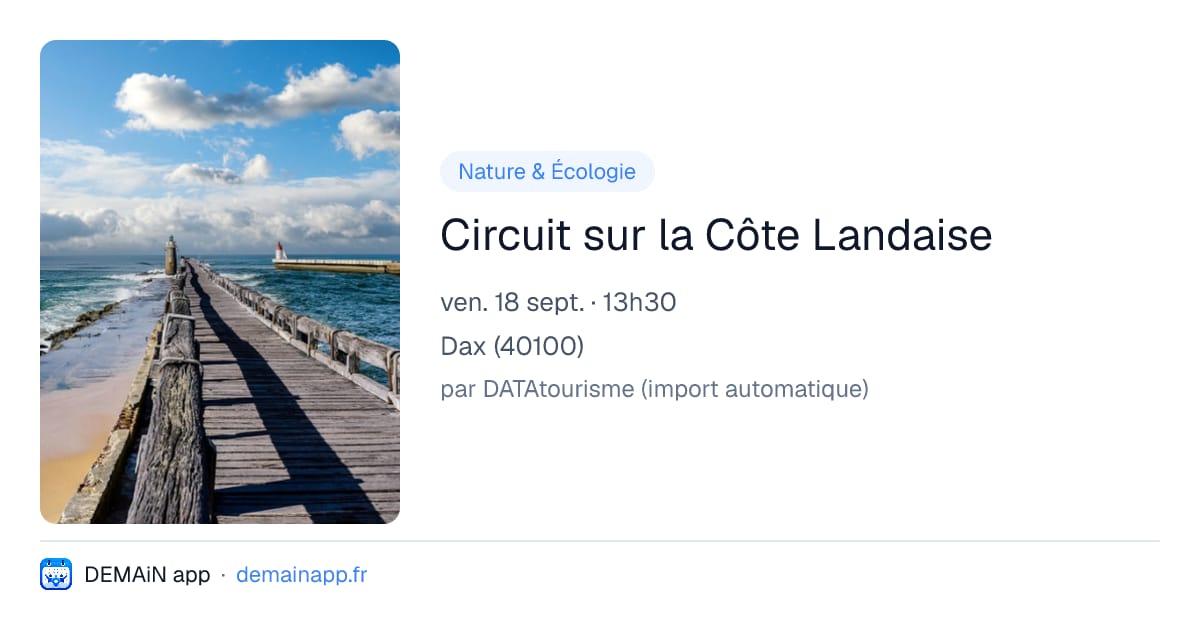 Circuit sur la Côte Landaise — Dax