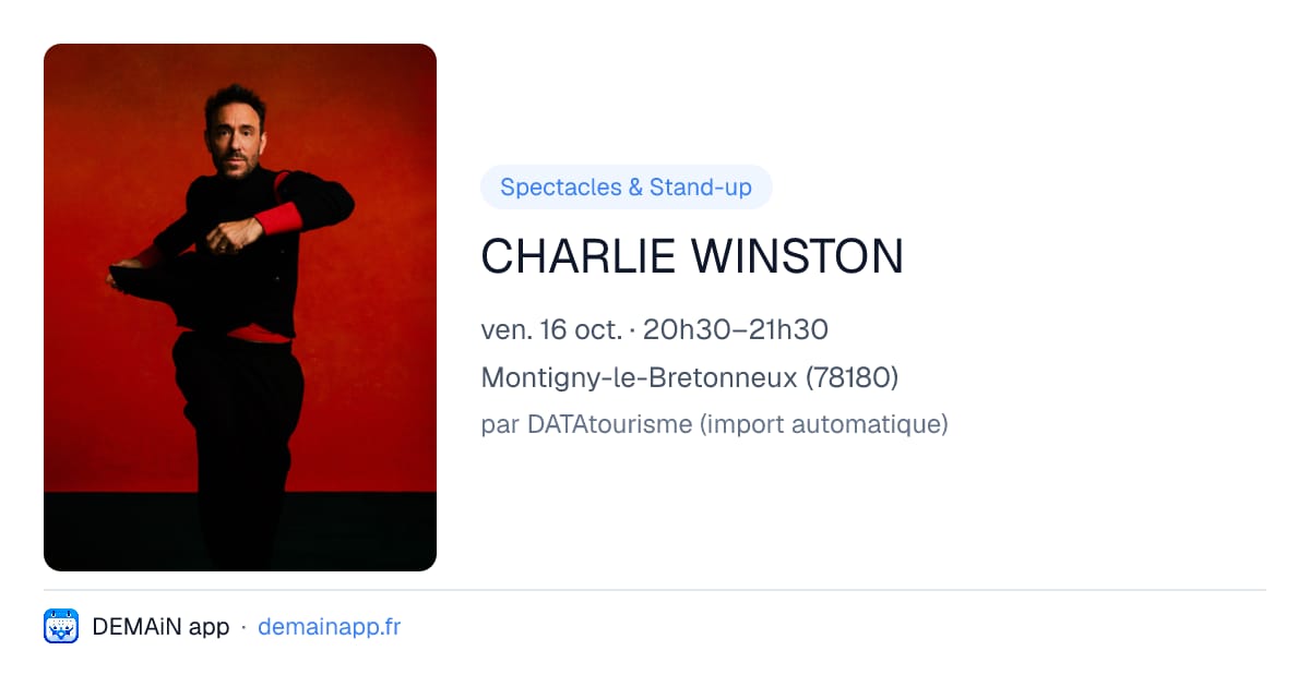 CHARLIE WINSTON — Montigny-le-Bretonneux