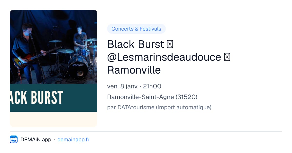 Black Burst ➤ @Lesmarinsdeaudouce ➤ Ramonville — Ramonville-Saint-Agne