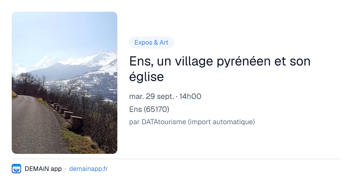 Ens, un village pyrénéen et son église — Ens