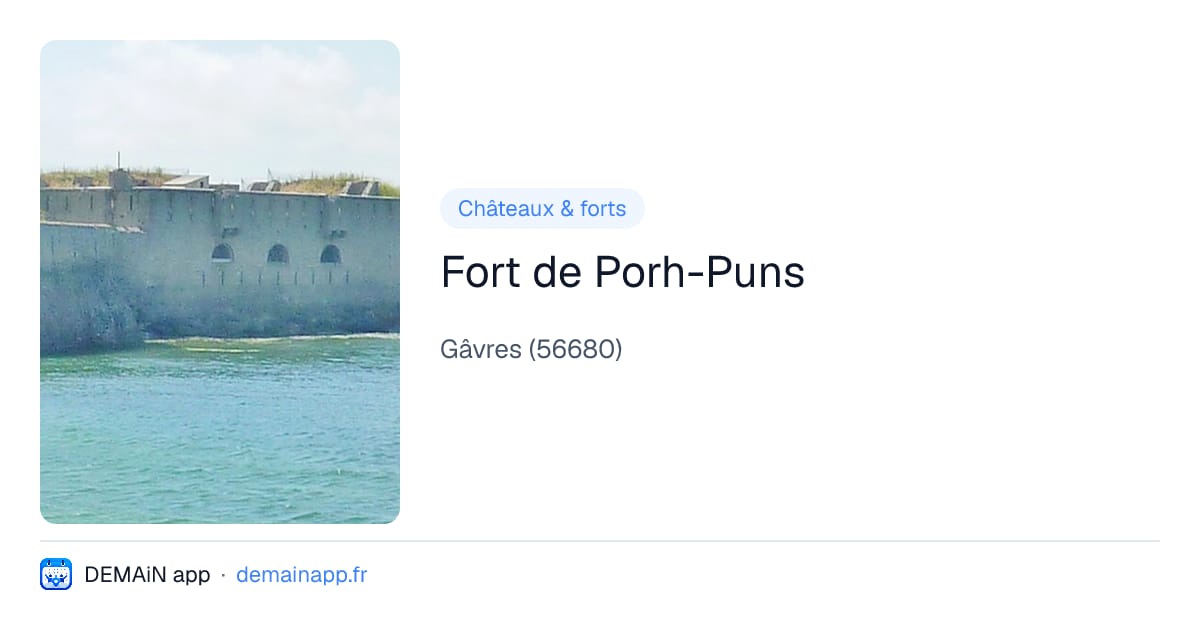Fort de Porh-Puns — Gâvres