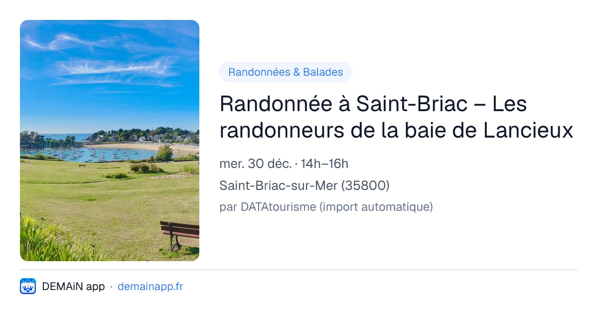 Randonnée à Saint-Briac – Les randonneurs de la baie de Lancieux — Saint-Briac-sur-Mer