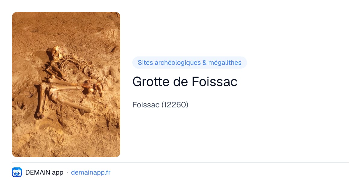 Grotte de Foissac — Foissac