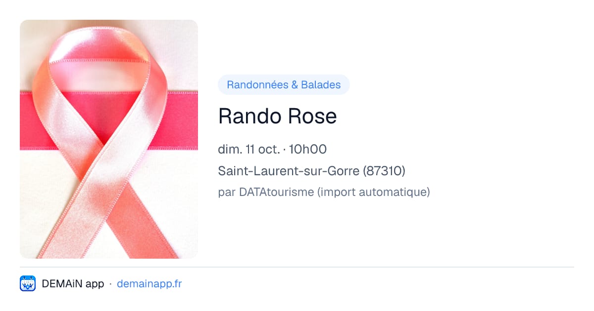 Rando Rose — Saint-Laurent-sur-Gorre
