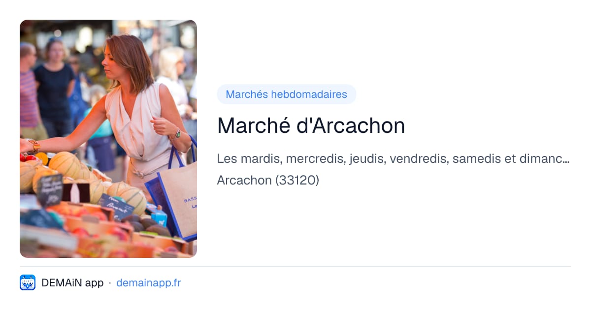 Marché d'Arcachon — Arcachon
