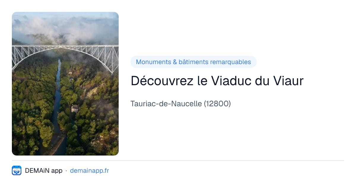Découvrez le Viaduc du Viaur — Tauriac-de-Naucelle