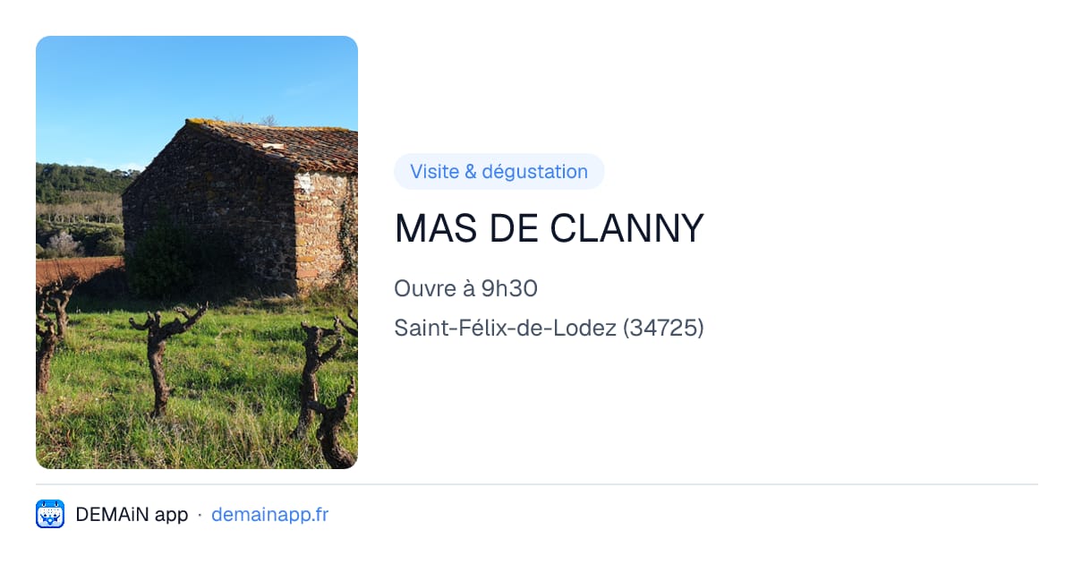 MAS DE CLANNY — Saint-Félix-de-Lodez