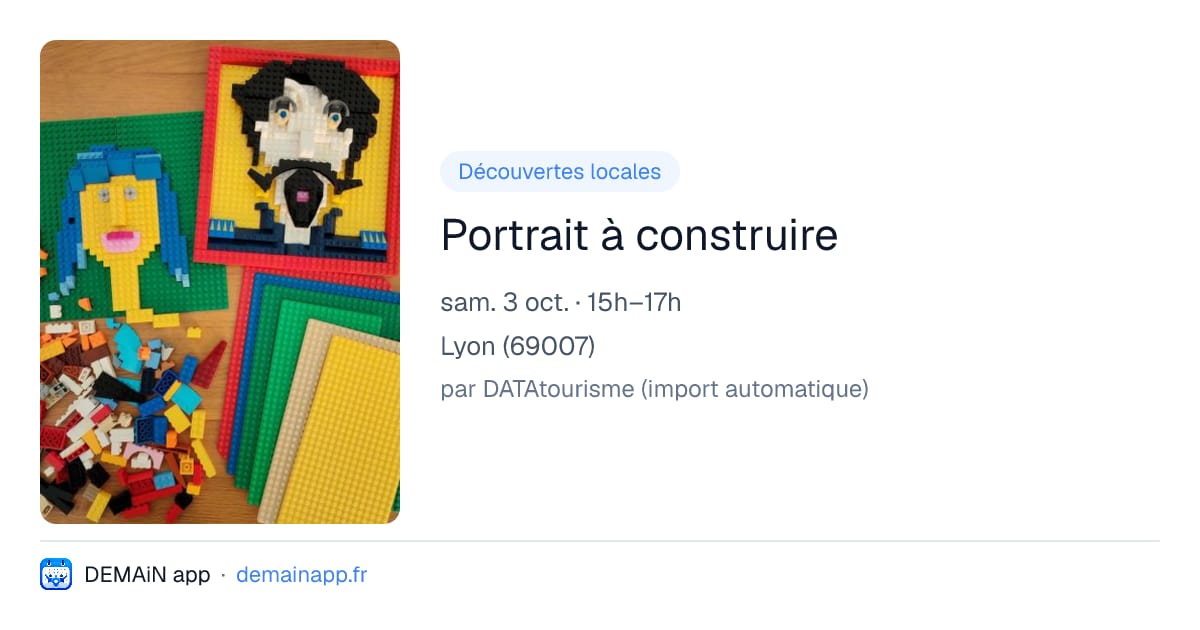 Portrait à construire — Lyon