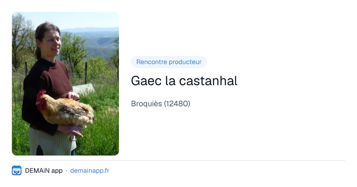 Gaec la castanhal — Broquiès