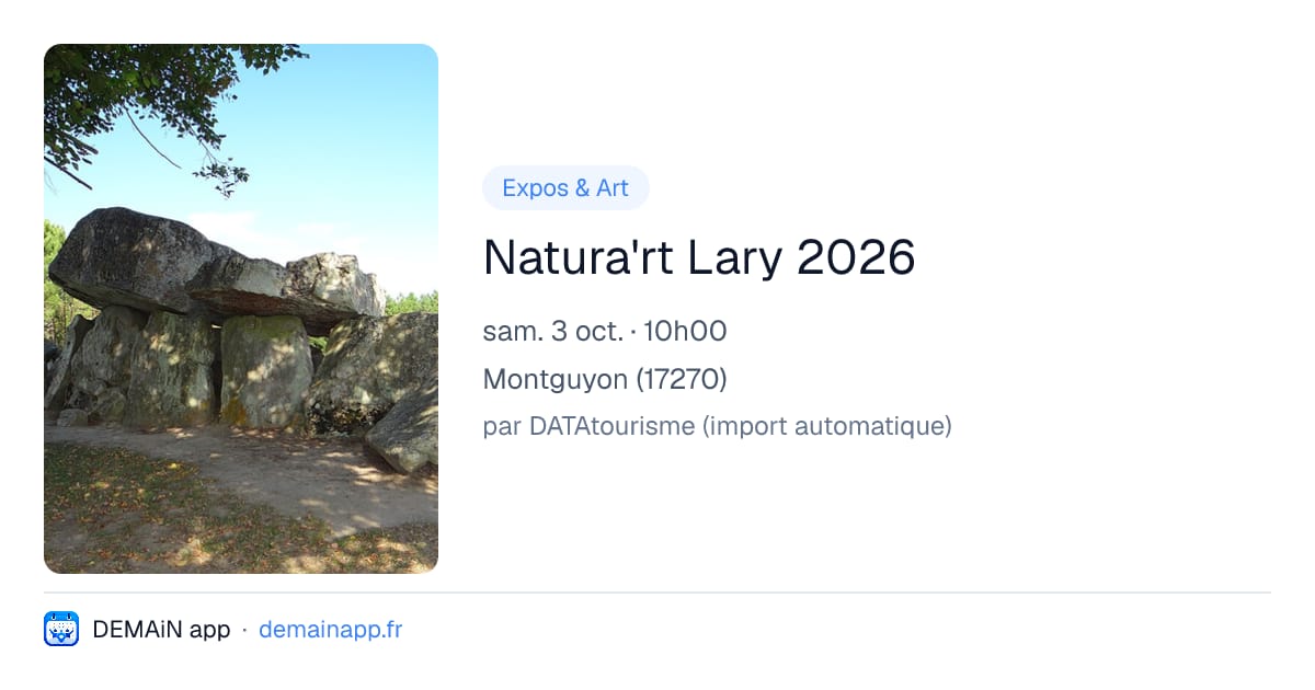 Natura'rt Lary 2026 — Montguyon