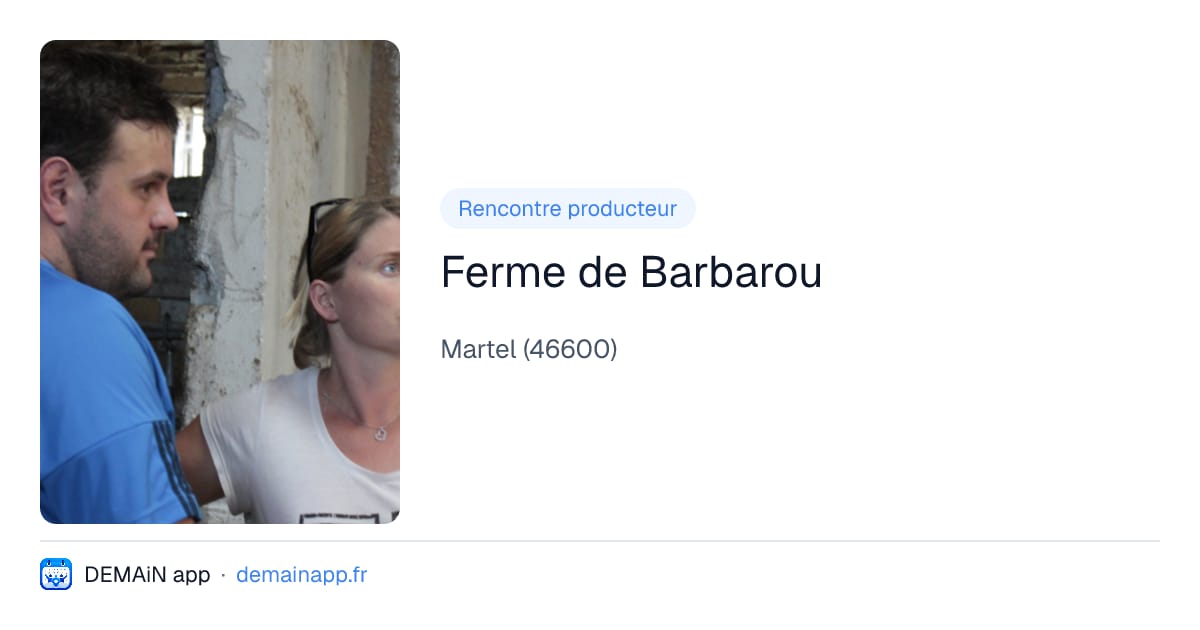 Ferme de Barbarou — Martel