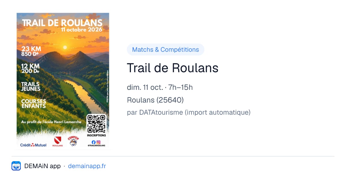 Trail de Roulans — Roulans