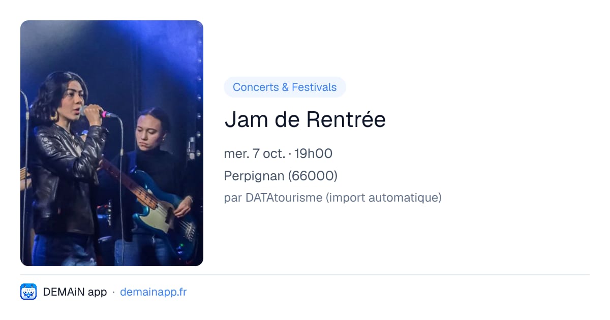 Jam de Rentrée — Perpignan