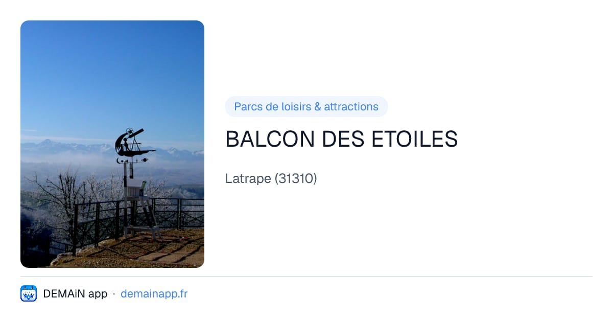 BALCON DES ETOILES — Latrape