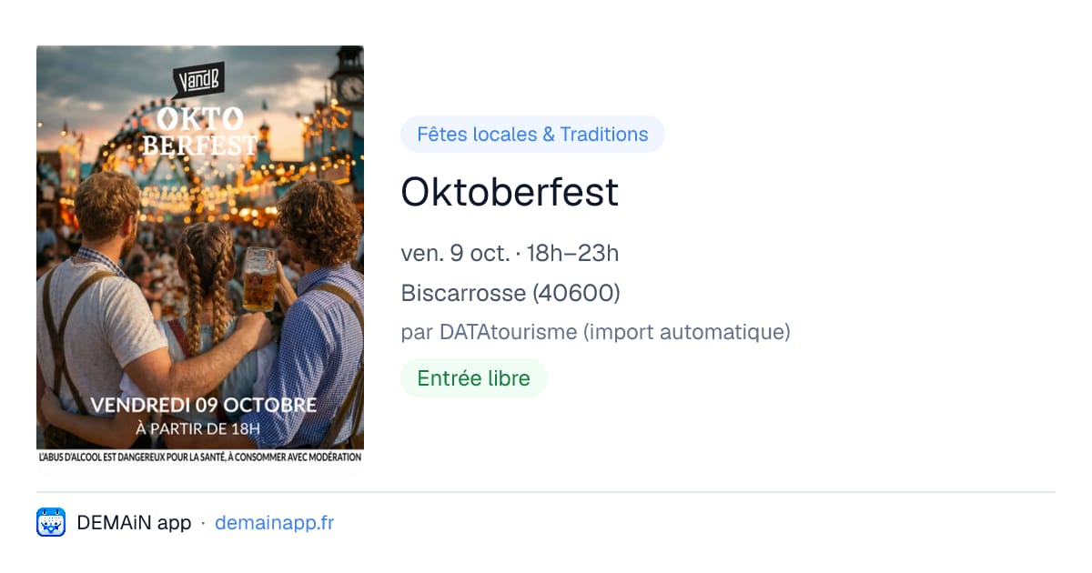 Oktoberfest — Biscarrosse