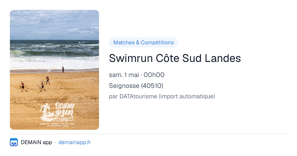 Swimrun Côte Sud Landes — Seignosse