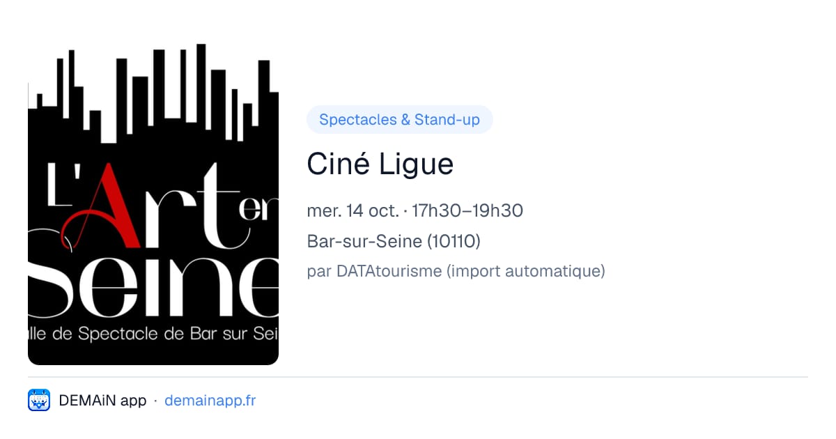 Ciné Ligue — Bar-sur-Seine