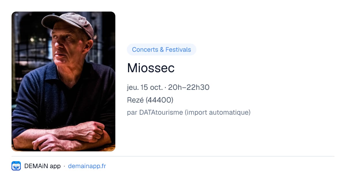 Miossec — Rezé