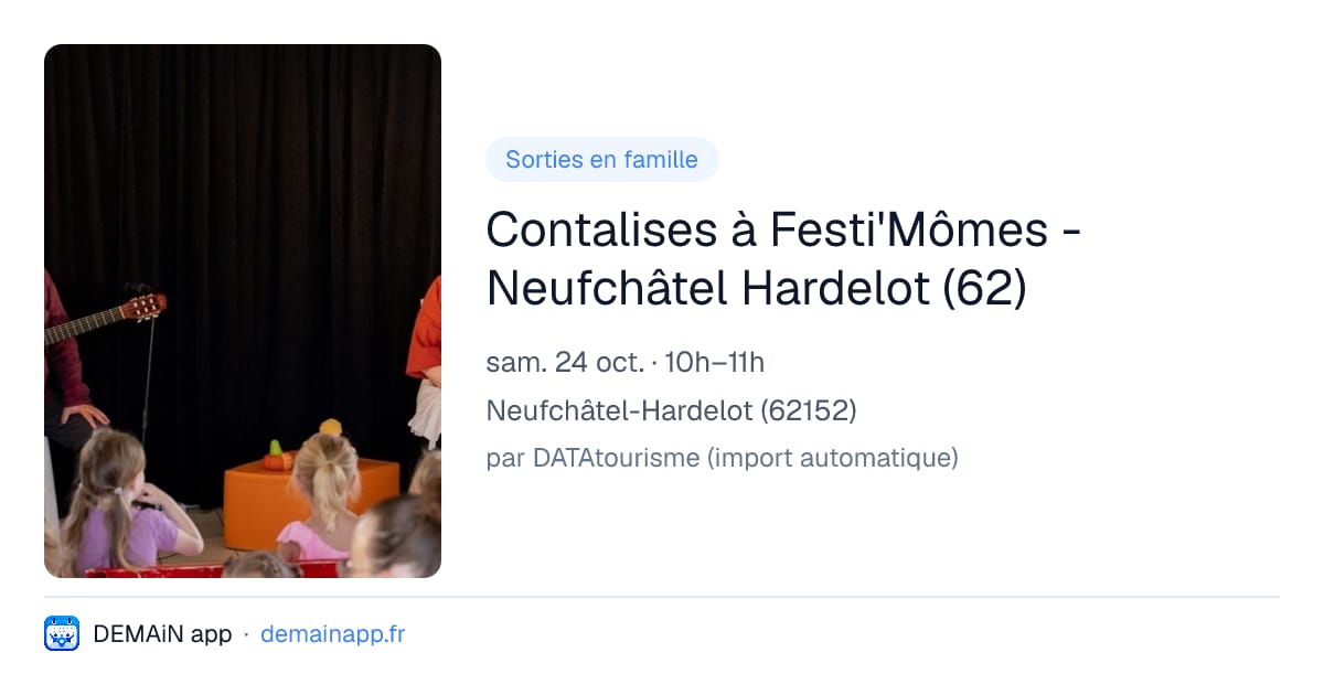 Contalises à Festi'Mômes - Neufchâtel Hardelot (62) — Neufchâtel-Hardelot