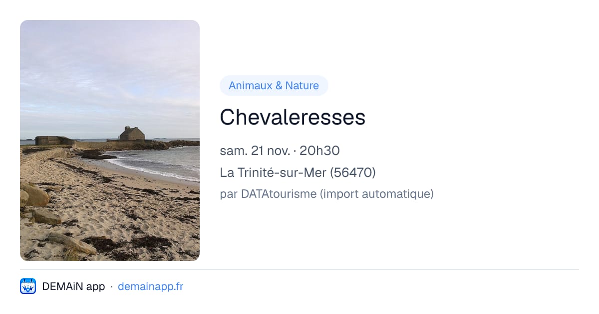 Chevaleresses — La Trinité-sur-Mer
