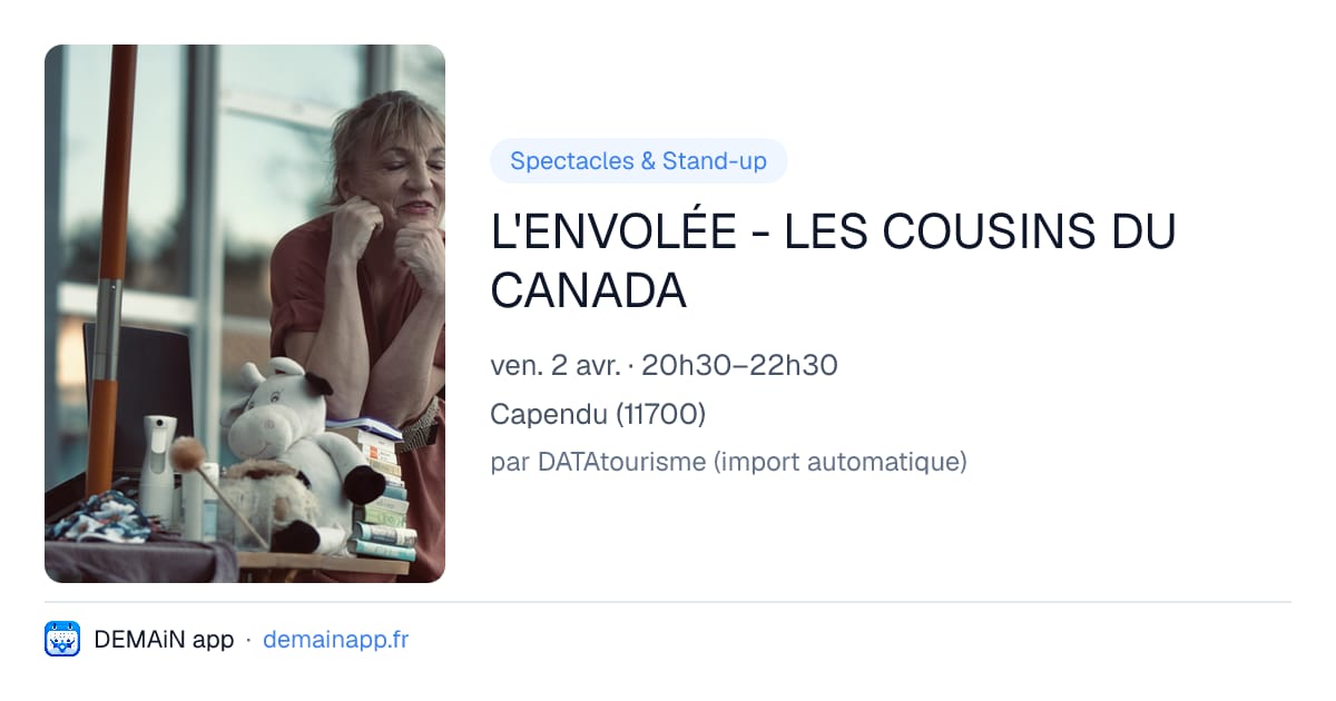 L'ENVOLÉE - LES COUSINS DU CANADA — Capendu
