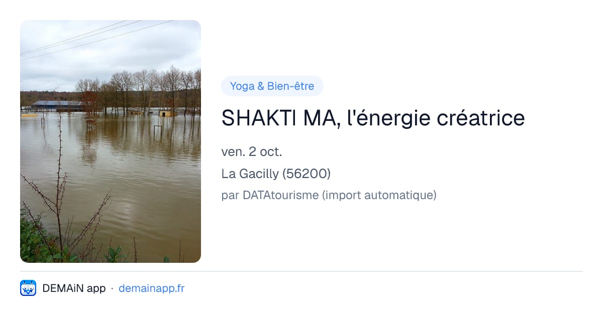 SHAKTI MA, l'énergie créatrice — La Gacilly
