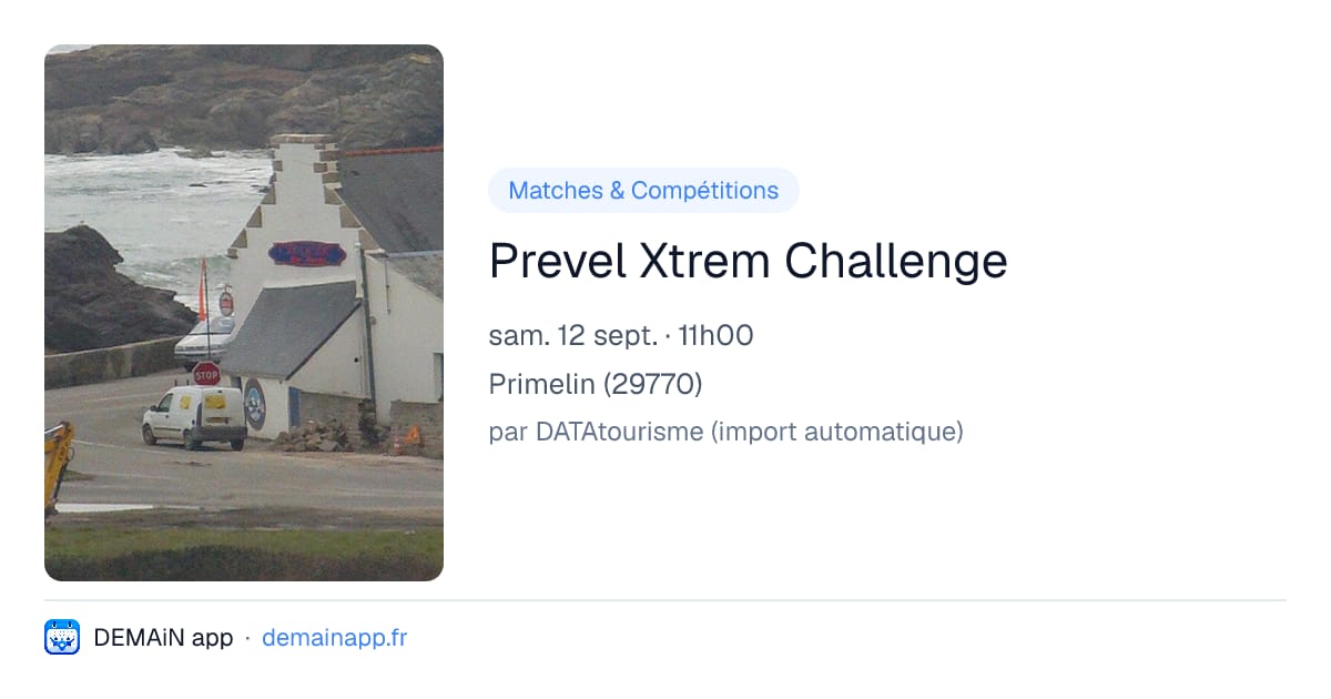 Prevel Xtrem Challenge — Primelin