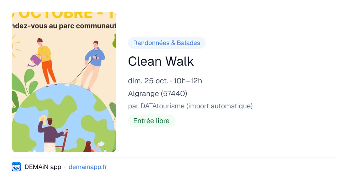 Clean Walk — Algrange