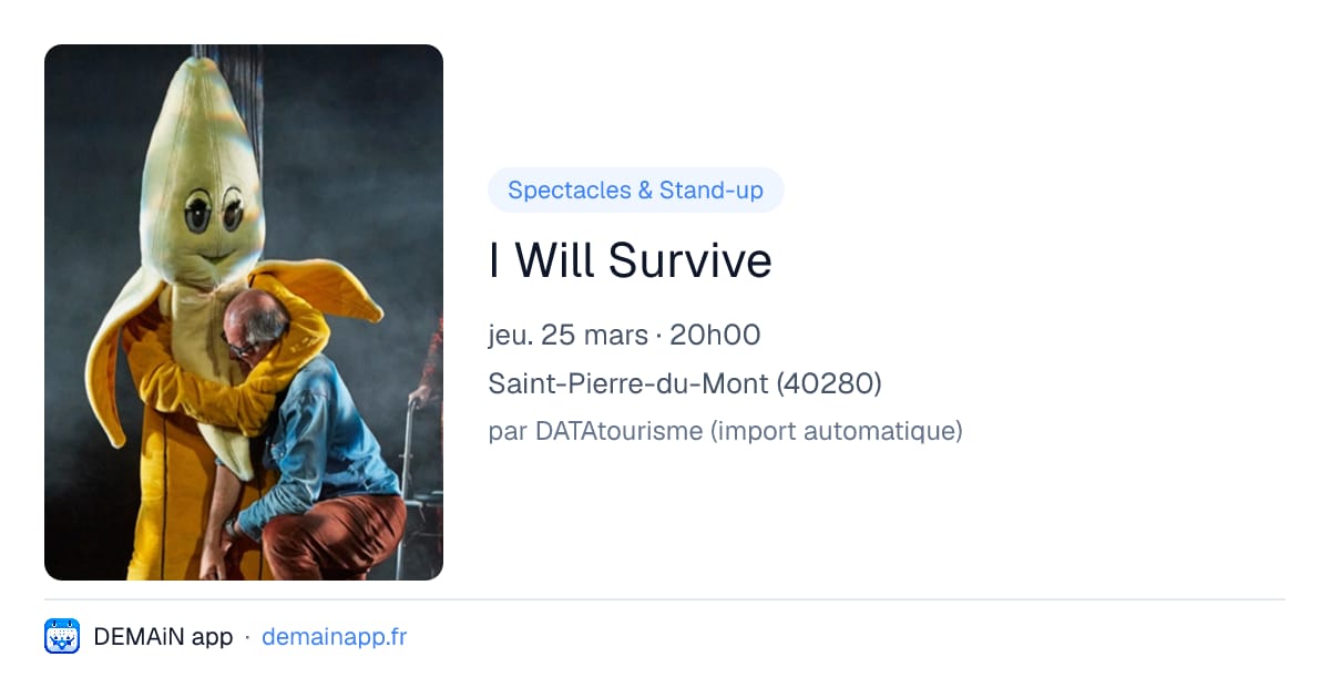 I Will Survive — Saint-Pierre-du-Mont