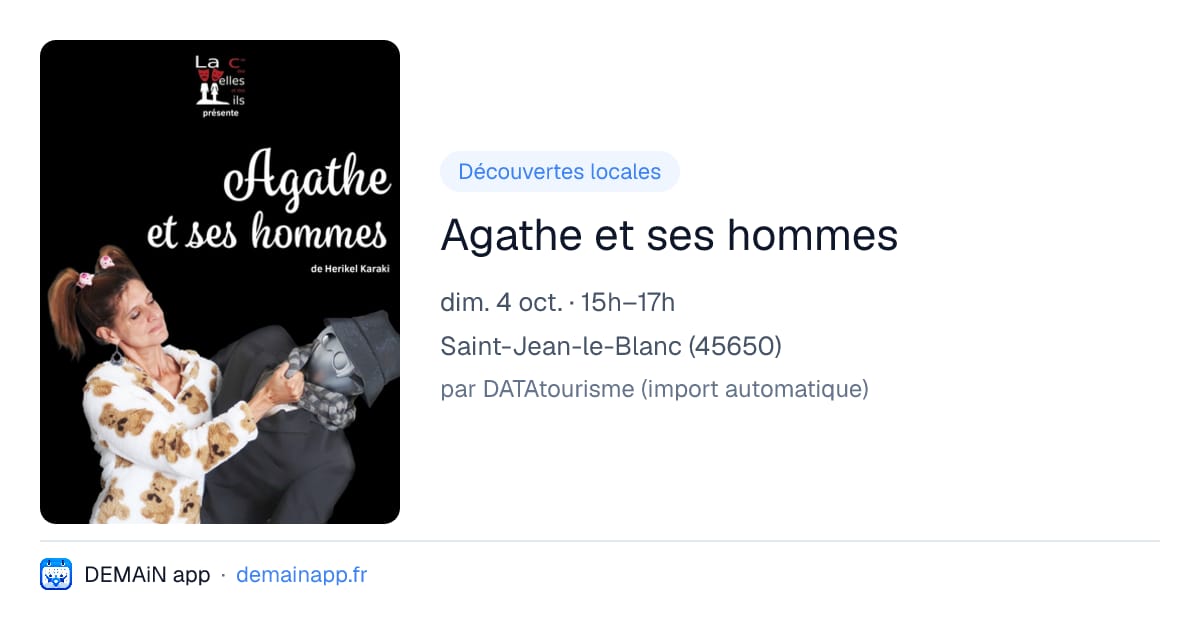 Agathe et ses hommes — Saint-Jean-le-Blanc