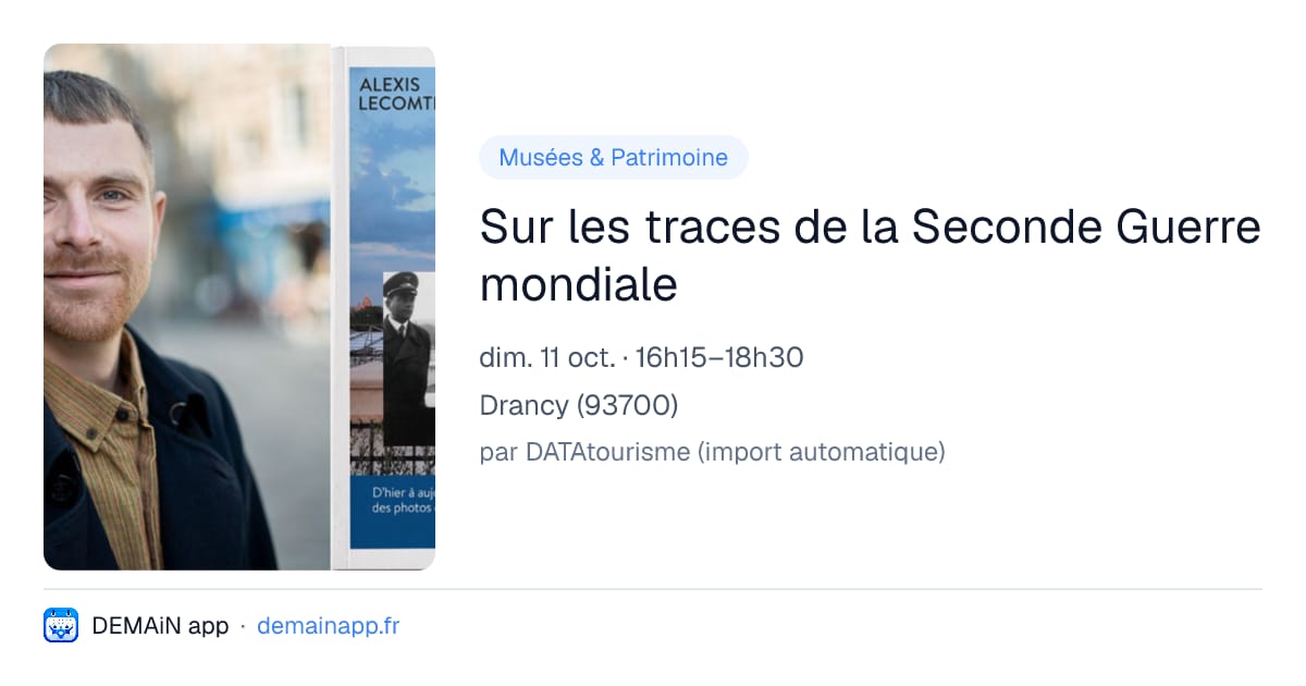 Sur les traces de la Seconde Guerre mondiale — Drancy