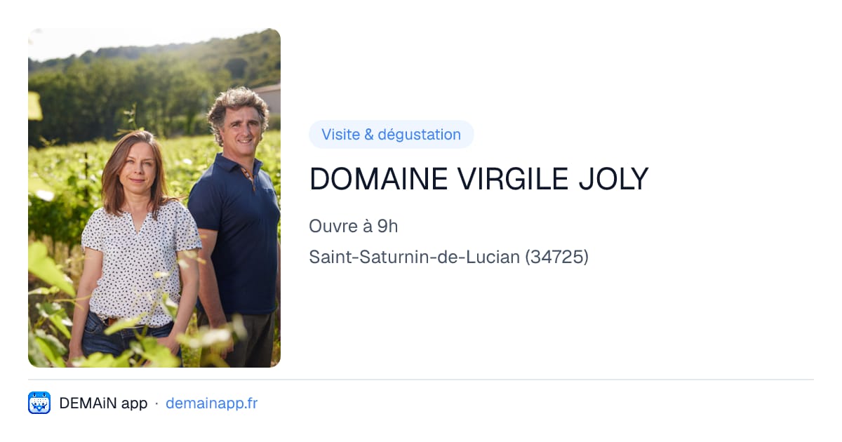 DOMAINE VIRGILE JOLY — Saint-Saturnin-de-Lucian