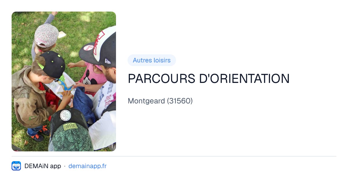 PARCOURS D'ORIENTATION — Montgeard