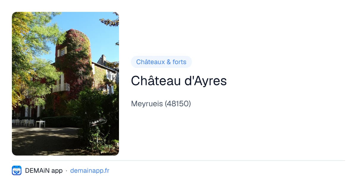 Château d'Ayres — Meyrueis
