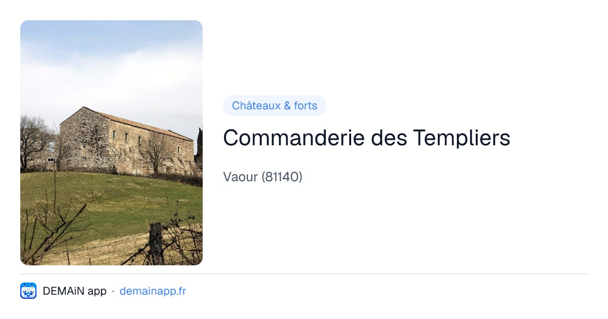 Commanderie des Templiers — Vaour