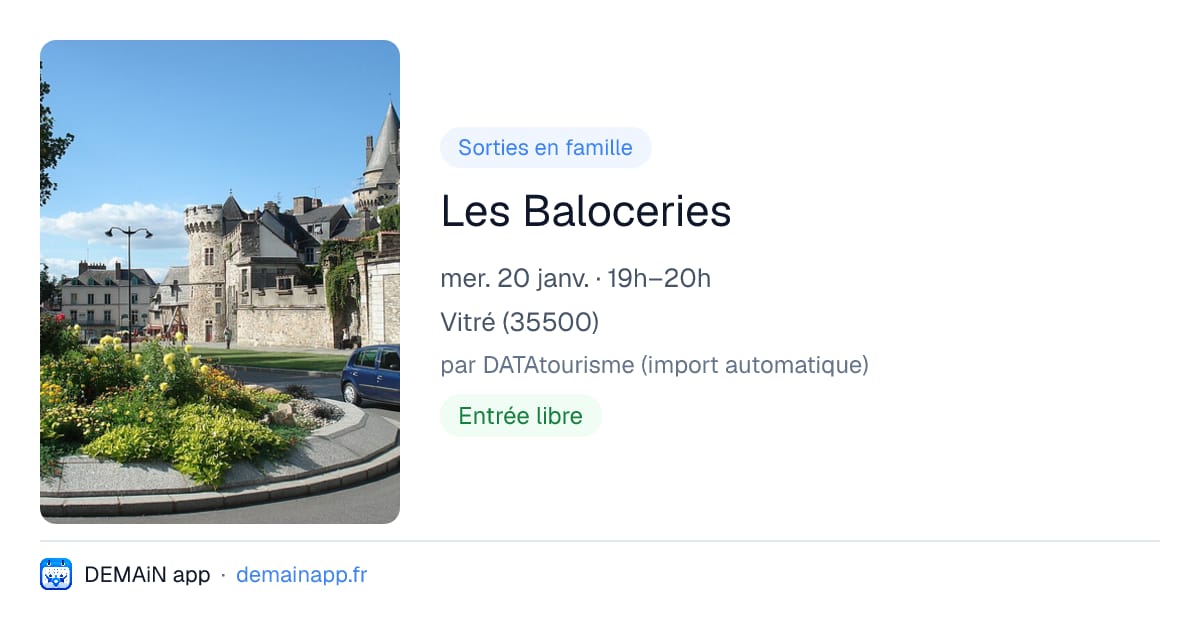 Les Baloceries — Vitré