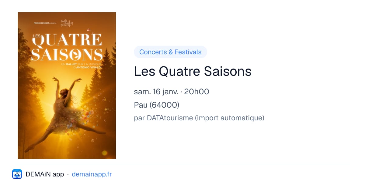 Les Quatre Saisons — Pau