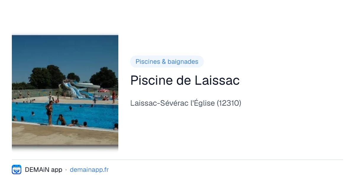 Piscine de Laissac — Laissac-Sévérac l'Église