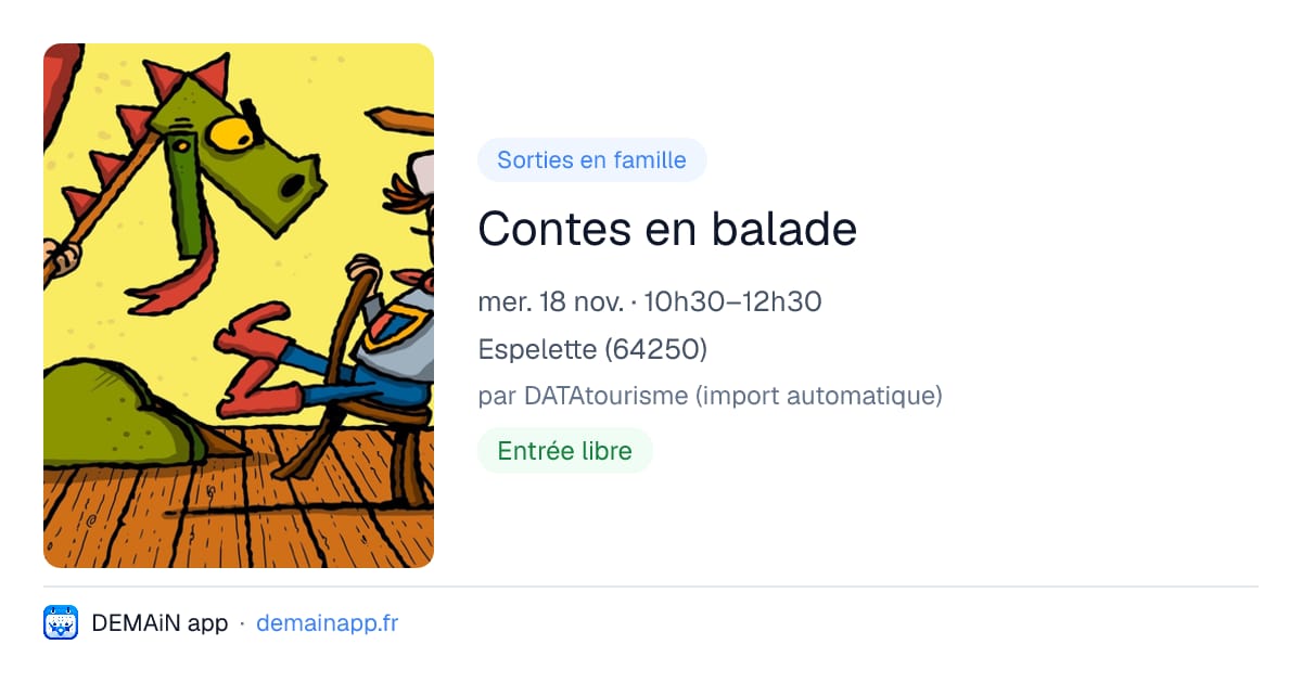 Contes en balade — Espelette