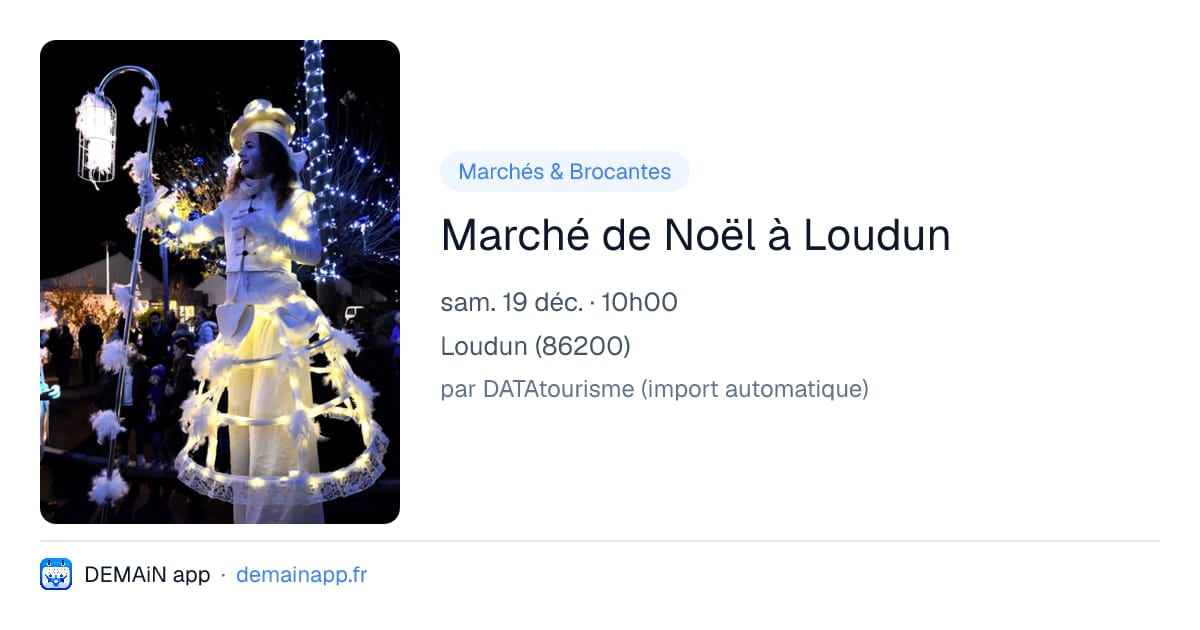 Marché de Noël à Loudun — Loudun