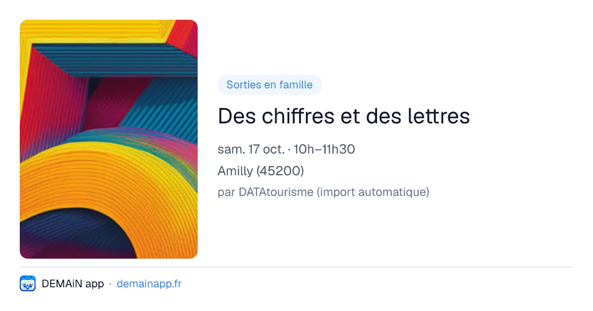 Des chiffres et des lettres — Amilly