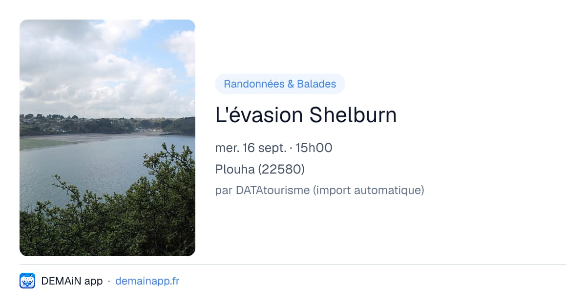 L'évasion Shelburn — Plouha