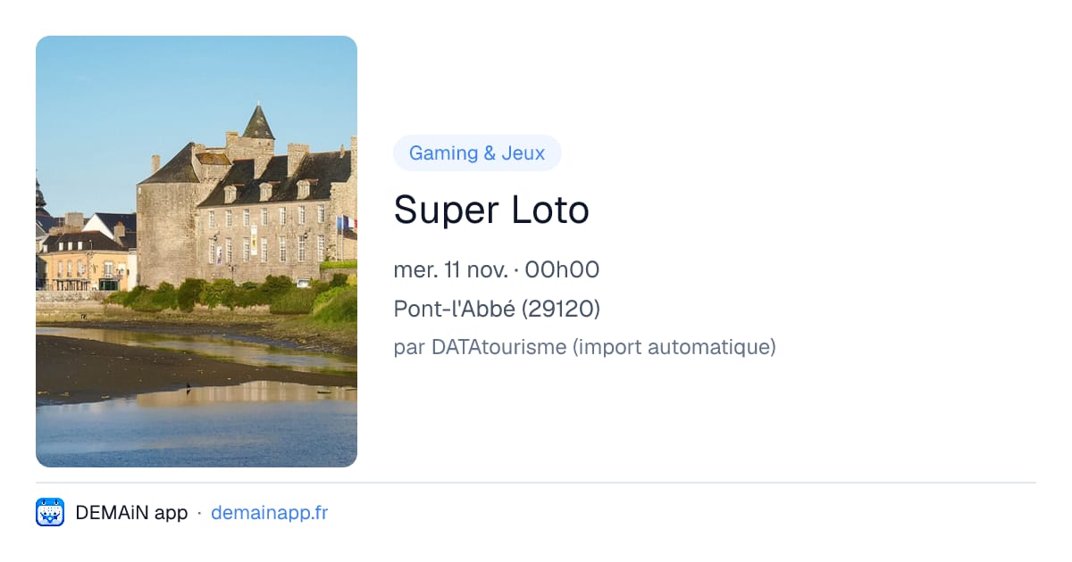 Super Loto — Pont-l'Abbé