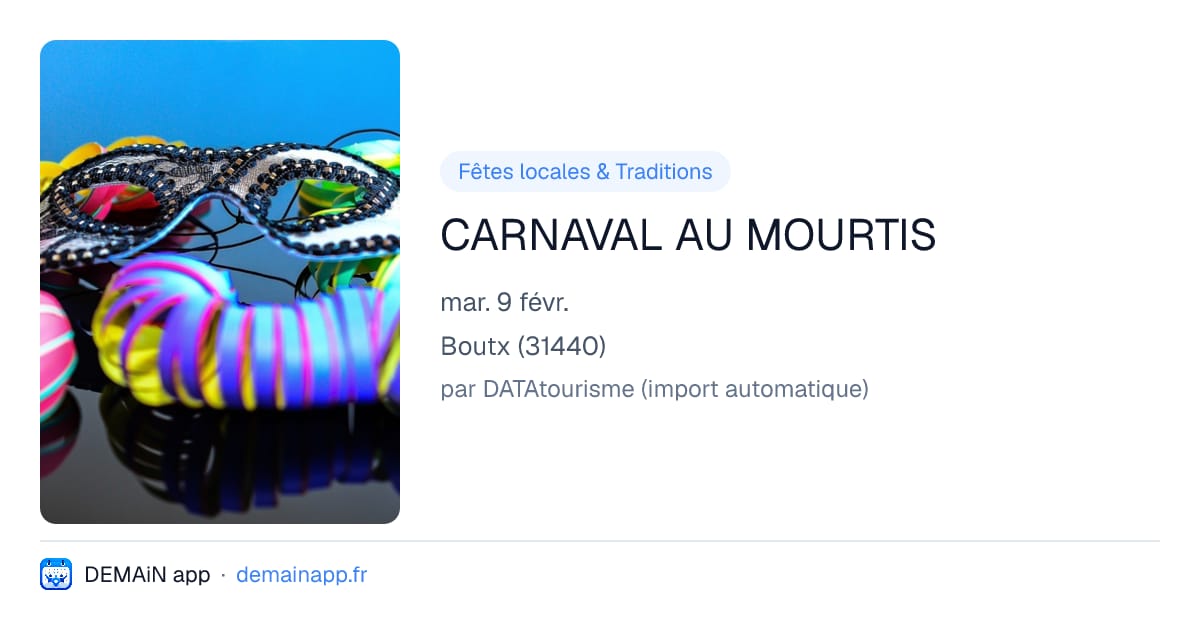 CARNAVAL AU MOURTIS — Boutx