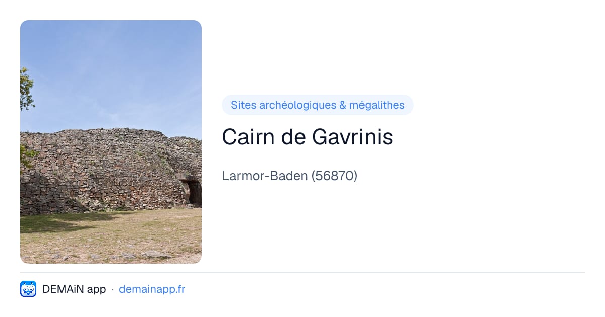 Cairn de Gavrinis — Larmor-Baden
