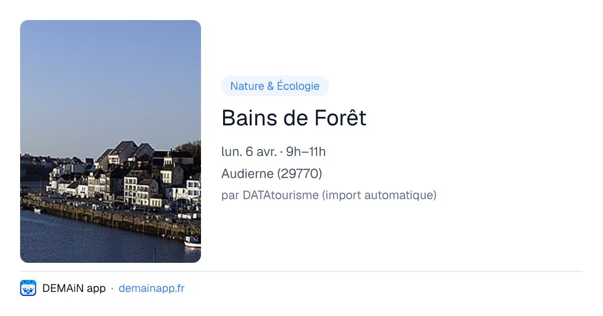 Bains de Forêt — Audierne