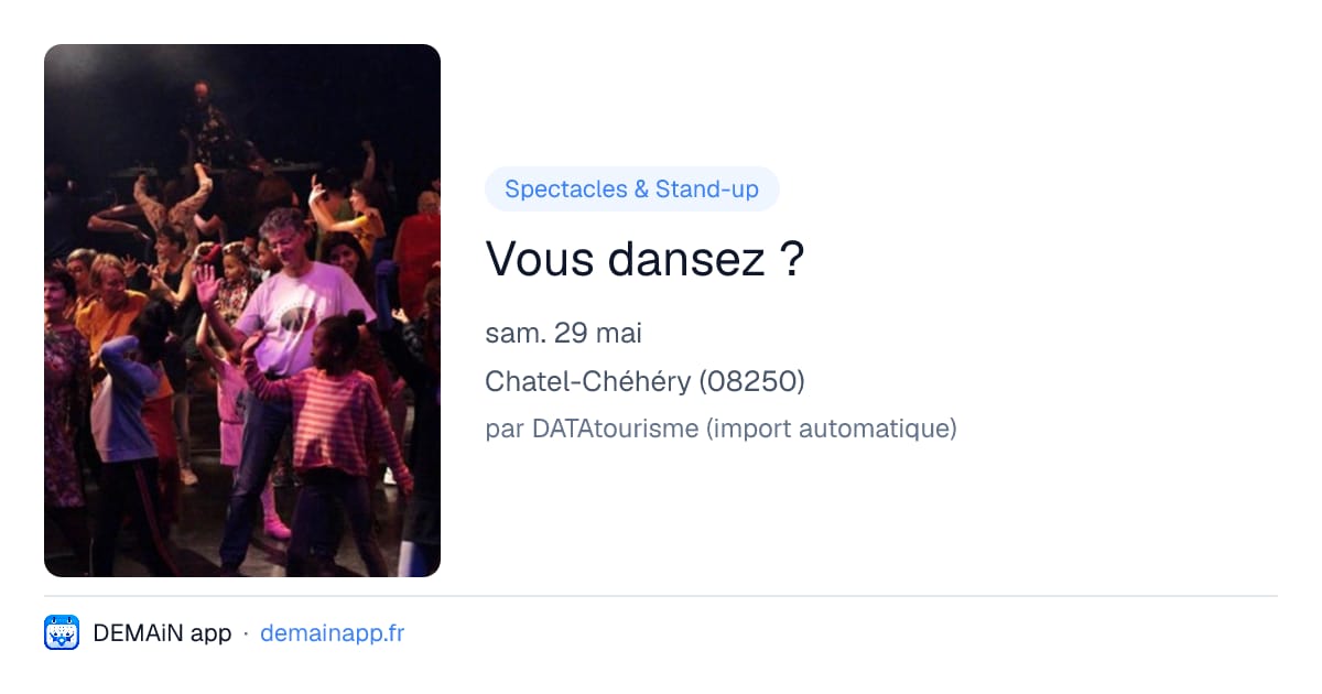 Vous dansez ? — Chatel-Chéhéry