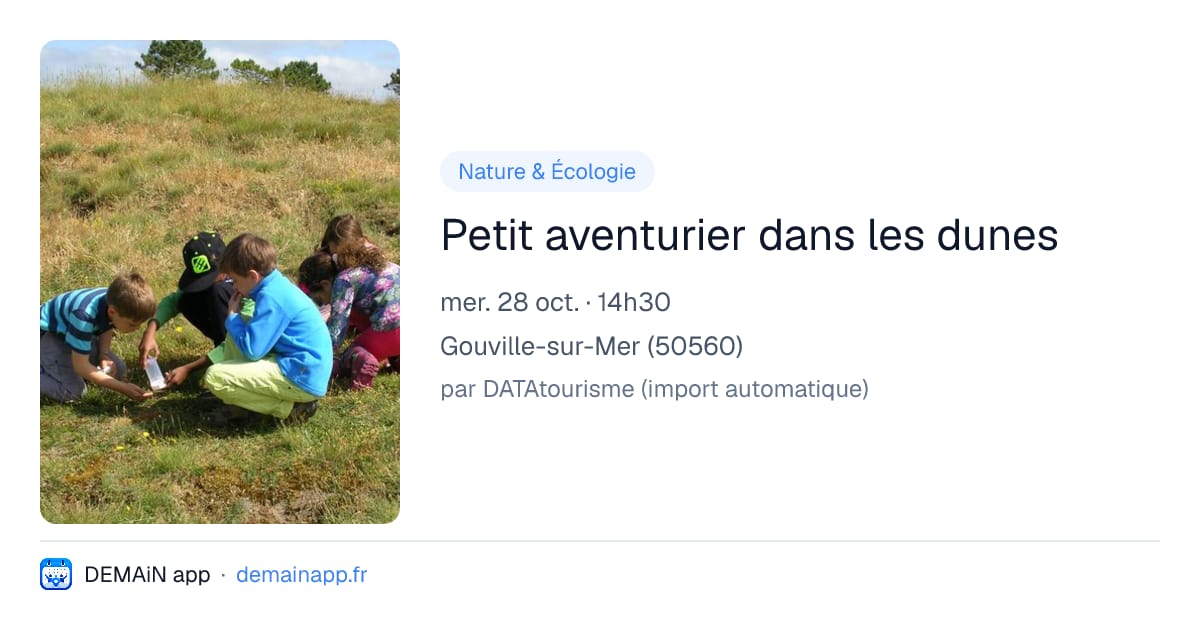 Petit aventurier dans les dunes — Gouville-sur-Mer