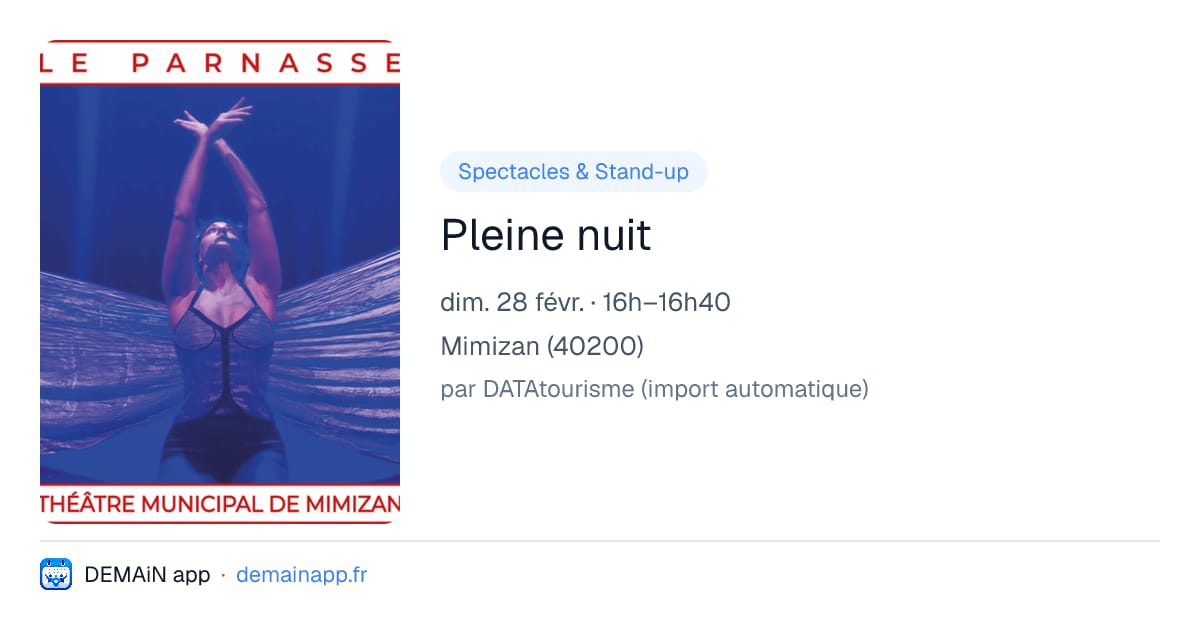Pleine nuit — Mimizan